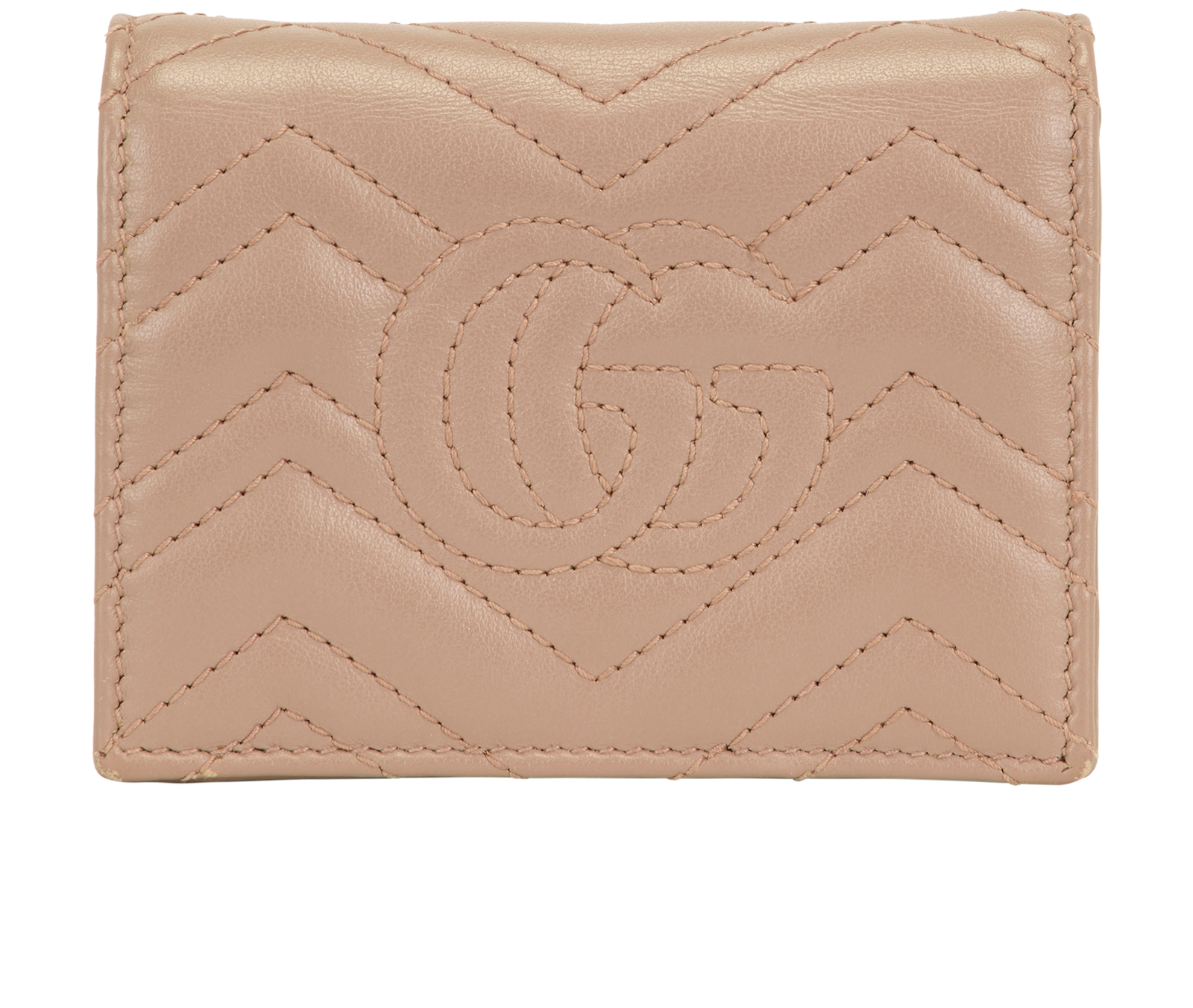 Gucci Marmont Small Wallet, &pound;210, Accessories, Taupe, Leather, Back view
